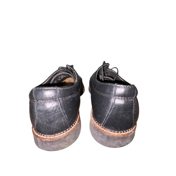 HS Trask Brown Authentic Bison Leather Oxford Dress Shoes 11 - Picture 10 of 14